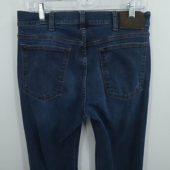 Tecovas Jeans Mens 30X30 Blue Denim Relaxed Straight Stretch Western Cowboy - Picture 11 of 14